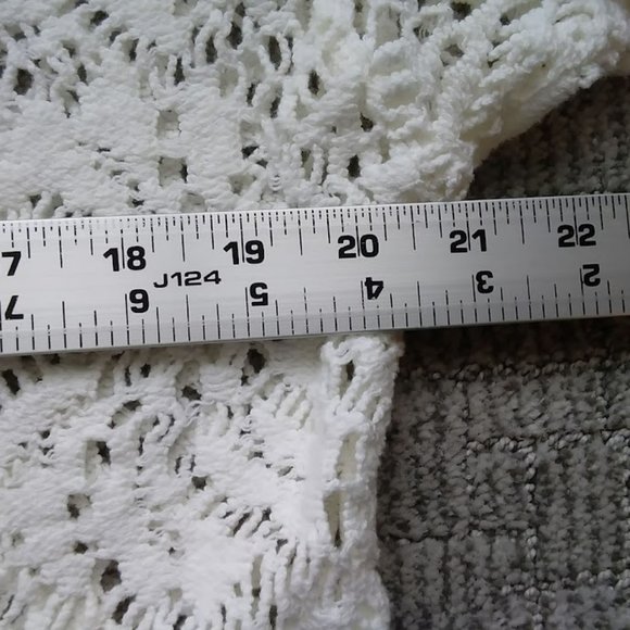 Objects d'art open weave Ivory Sweater - Picture 4 of 7